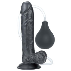 Squirting Gode éjaculateur Squirt 18 x 4.5cm Noir